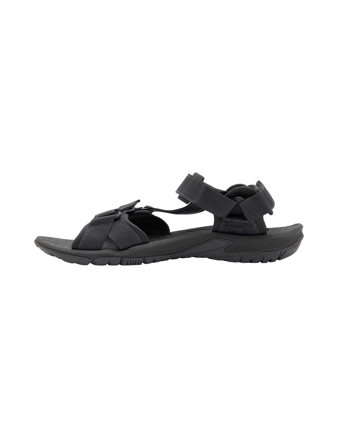 Jack Wolfskin LAKEWOOD RIDE SANDAL M, leichte Herren Sandalen für Wandertouren und Alltag, Strandschuhe mit griffiger Sohle, pflegeleichte Badeschuhe für Männer