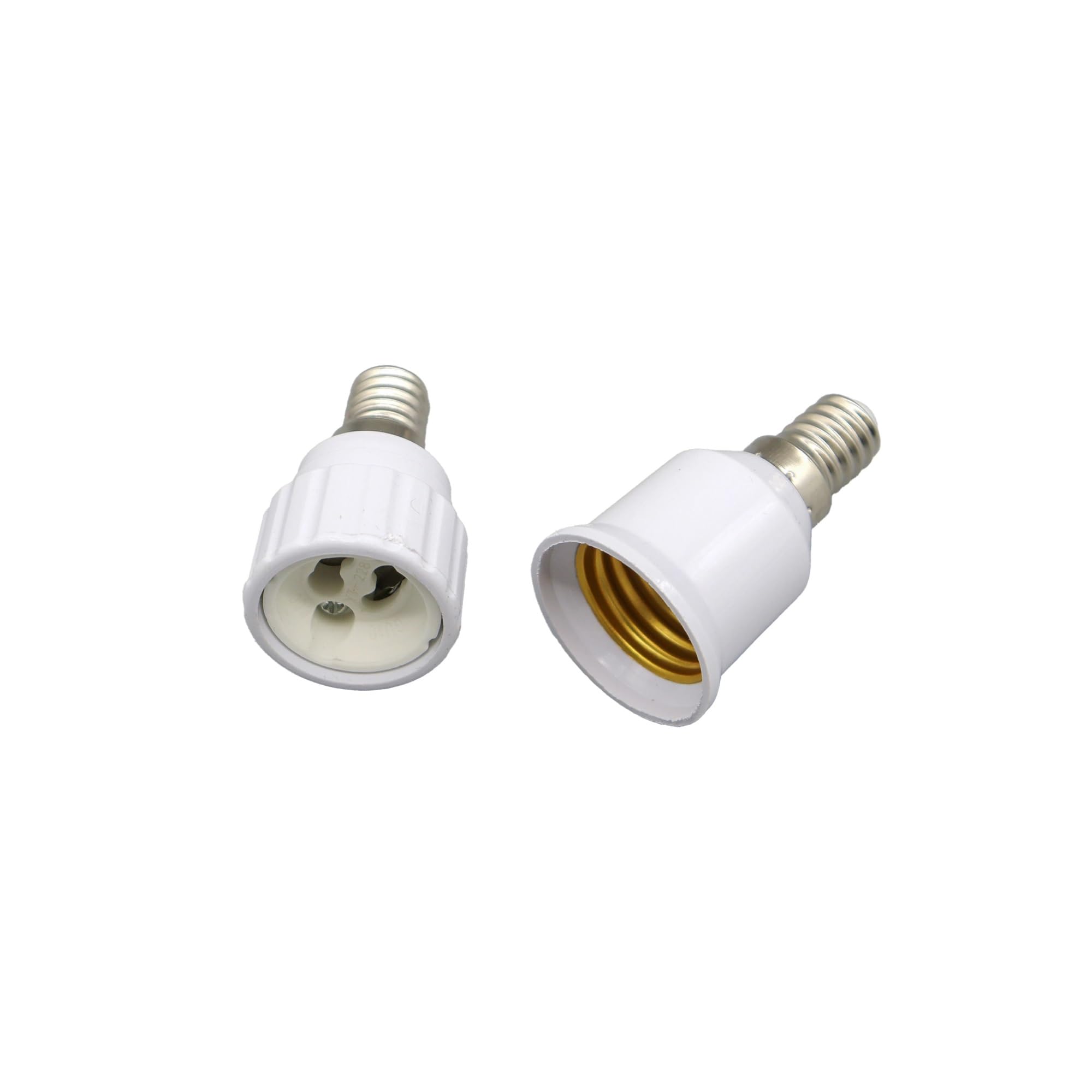Generico 10-50PCS B22 E27 E14 GU10 E40 Lampadina Portalampada Convertitore del supporto Base Adattatore di conversione della luce ignifuga Accessori for l'illuminazione(40pcs,E27 to E40)