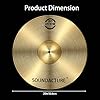 SOUNDACTURE 20" Ride Cymbal for Drum Set – Traditional Ride Cymbals with Clear Bell and Ping. Durable Drum Kit Cymbals for Beginners and Practice #1