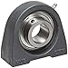 Hub City TPB250URX1-1/4 Tapped Base Pillow Block Mounted Bearing, Normal Duty, Relube, Setscrew Locking Collar, Narrow Inner Race, Cast Iron Housing, 1-1/4" Bore, 1.259" Length Through Bore, 3.25" Mounting Hole Spacing, 1.875" Base To Height