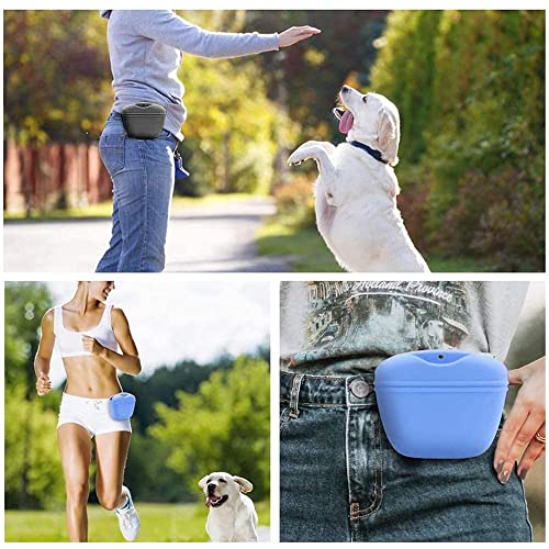 IWILCS Sacchetto di Cibo per Cani in Silicone,2 x