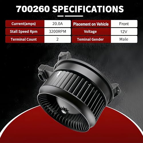 Image of Vetmor 700260 HVAC Heater Blower Motor Fan Cage Assembly for Honda CR-V Civic Accord2012-2017 | Infiniti M35h M37 M56 2011-2013, Replaces# 79310-T0A-A01,79310-T2F-A01