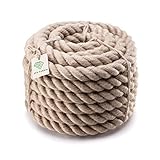 [page_title]-SFS JUTESEIL 20mm 10m Tauwerk Seile Leine Rope Naturhanf Hanfseil Tauziehen Jute Tauziehen Absperrseil Handlauf Dekoration DIY IST-Bild