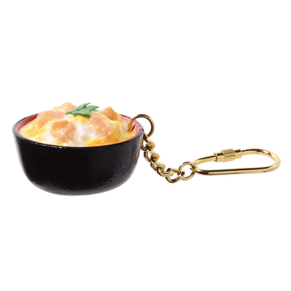ミニチュアチャーム　ミニソーセージ　クロワッサン　親子丼　食品サンプル　3点 Amazon.co.jp: 食品サンプル屋さんのキーホルダー（親子丼）【食品