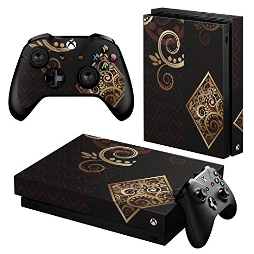 igsticker Xbox One X ��p �X�L���V�[�� ���ʁE�V�ʁE��ʁE�R���g���[���[ �S�ʃZ�b�g �G�b�N�X�{�b�N�X �V�[�� �ی� �t�B���� �X�e�b�J�[ 000444