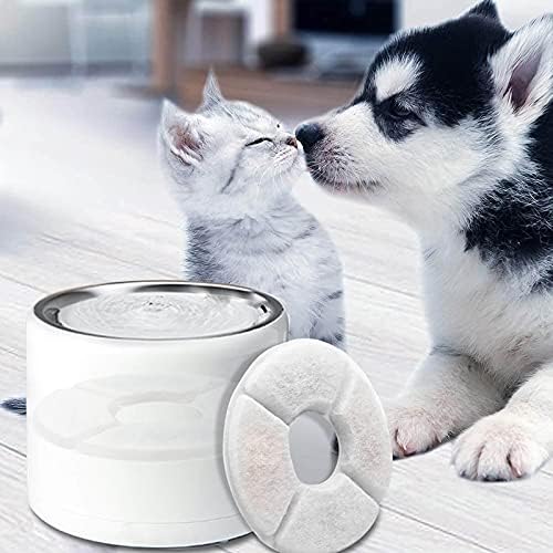 Cat Water Fountain Filters, Cat Fountain Filter, Replacement Dog Water Fountain Filter, Pet Filters Fountain Filters Filters for Water Dispenser Drinking Fountain (12.7cm 8Pack