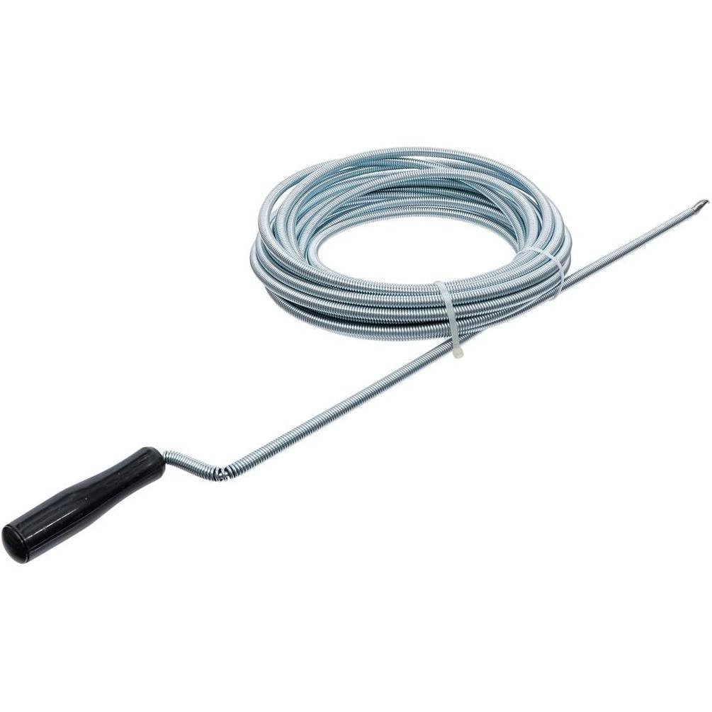 Furet de Plombier 10 m - Acier, Flexible et Résistant - Débouchage Efficace des Canalisations, Pro - D-Work