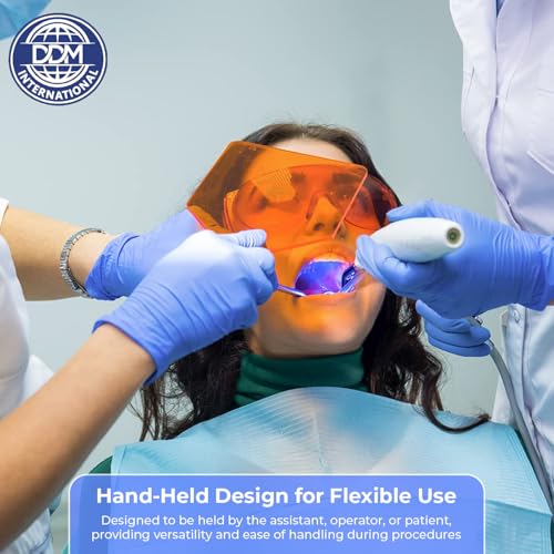 Image of Dental Hand-Held Shield - 9.45 x 5.03 x 0.20 Polypropylene Light Protection Eye /Face Protector Plate Board - Dental Curing Light Shield
