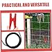 BESPORTBLE 2pcs Electric Farm Fence Jump Connector Fencing System Wire Solar Fence Charger Accessories