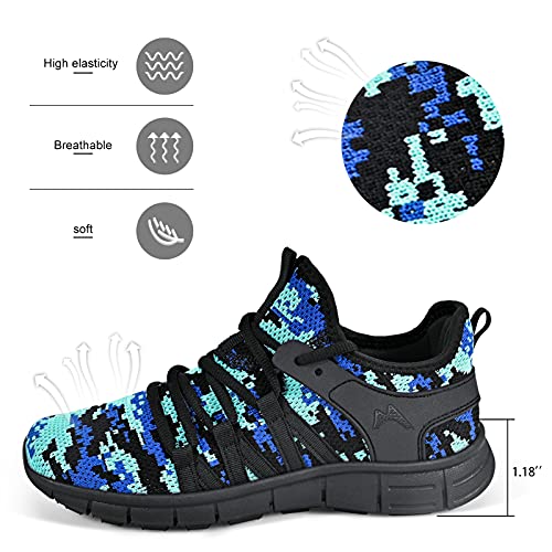 Image of INZCOU Running Shoes Lightweight Tennis Shoes Non Slip Gym Workout Shoes Breathable Mesh Walking Sneakers