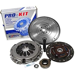 Exedy Clutch Pro Kit 08022 + All Clutch Systems Flywheel compatible with 1992-2000 HONDA CIVIC 1.5l 1.6l D15 D16