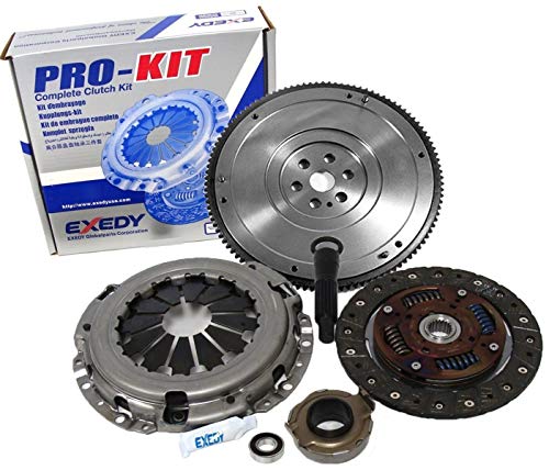 Exedy Clutch Pro Kit 08022 + All Clutch Systems Flywheel compatible with 1992-2000 HONDA CIVIC 1.5l 1.6l D15 D16