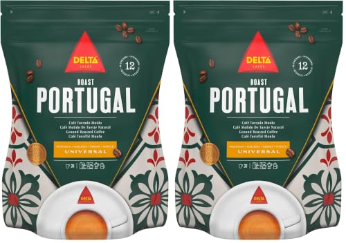 Delta Portugal - Café Molido Natural- 220 GR (Paquete de 2)