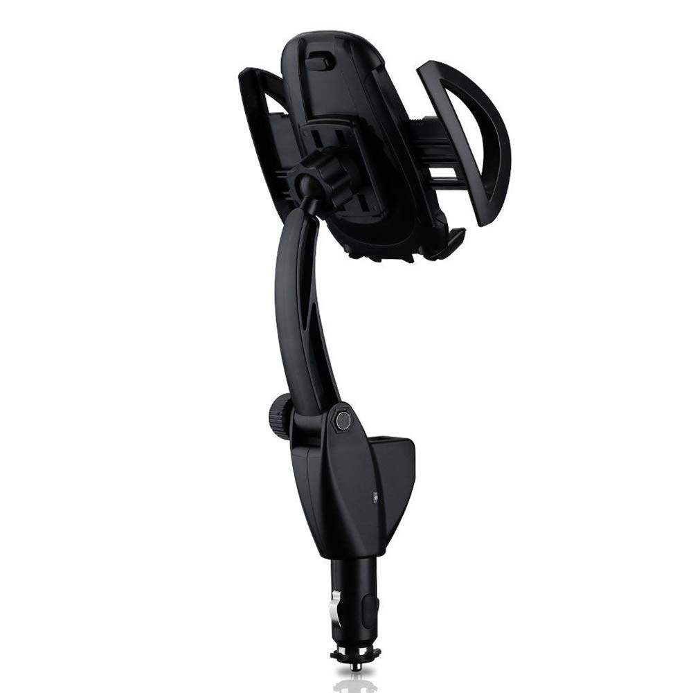 Auto Handyhalterung Mit Dual USB Ladegerät - Praktischer 2-in-1 Helfer