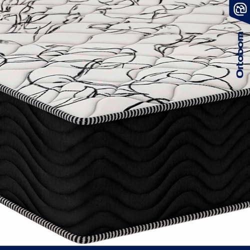 Cama Box Solteiro + Colchão de Espuma D45 Ortobom Airtech 150 + Auxiliar de Espuma Unique