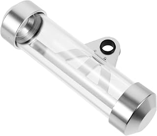 Unomor Acrylic Cylindrical Tax Document Holder for Motorcycles and Stylish and Motorcycle Tax Tube for Secure Display of Registration Information