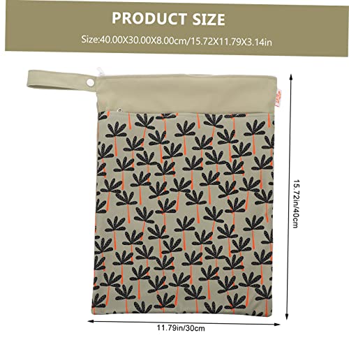 Bolsa impermeable organizador para pañales Toddmomy miniatura 2
