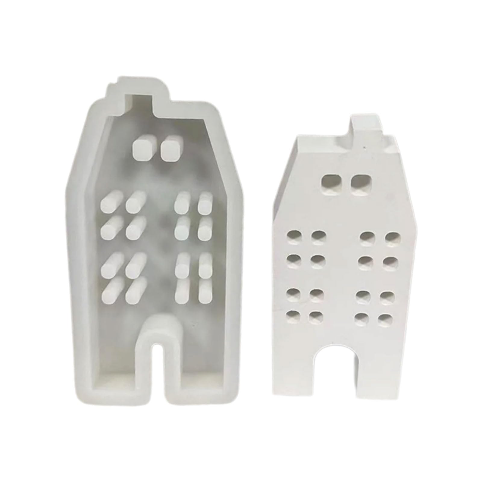 Veltros Multicolor Molds Multiple Window House Resin Molds For Making Cake Fondant Room Decorations Gypsum Ornaments