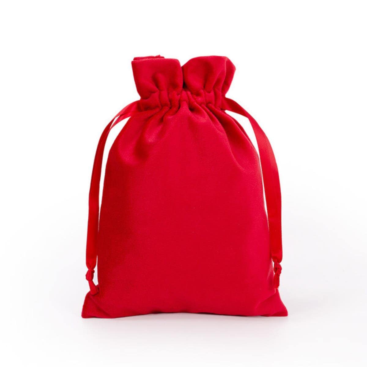 Małe woreczki na biżuterię Organizer na biżuterię i kolczyki, woreczki ze ściągaczem, opakowanie 10 sztuk(Red,24x32cm)