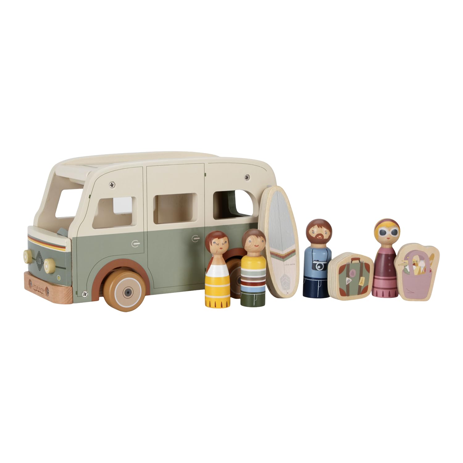 Jouet bus en bois pour enfants • Maison du Bois