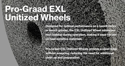 Image of EXL Unitized Wheel, Silicon Carbide, 6 inch Diameter x 1 inch Wide x 1 inch Arbor, 3S Fine | (Pack of 1)