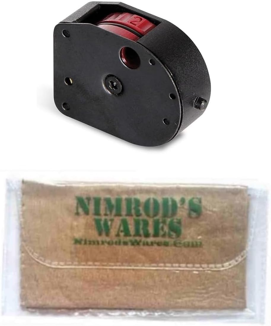 Nimrod's Wares 2-Pack Gamo Coyote Whisper Fusion PCP .177 10-Round Air Gun Magazine 621264554 Bundle with Microfiber Cloth