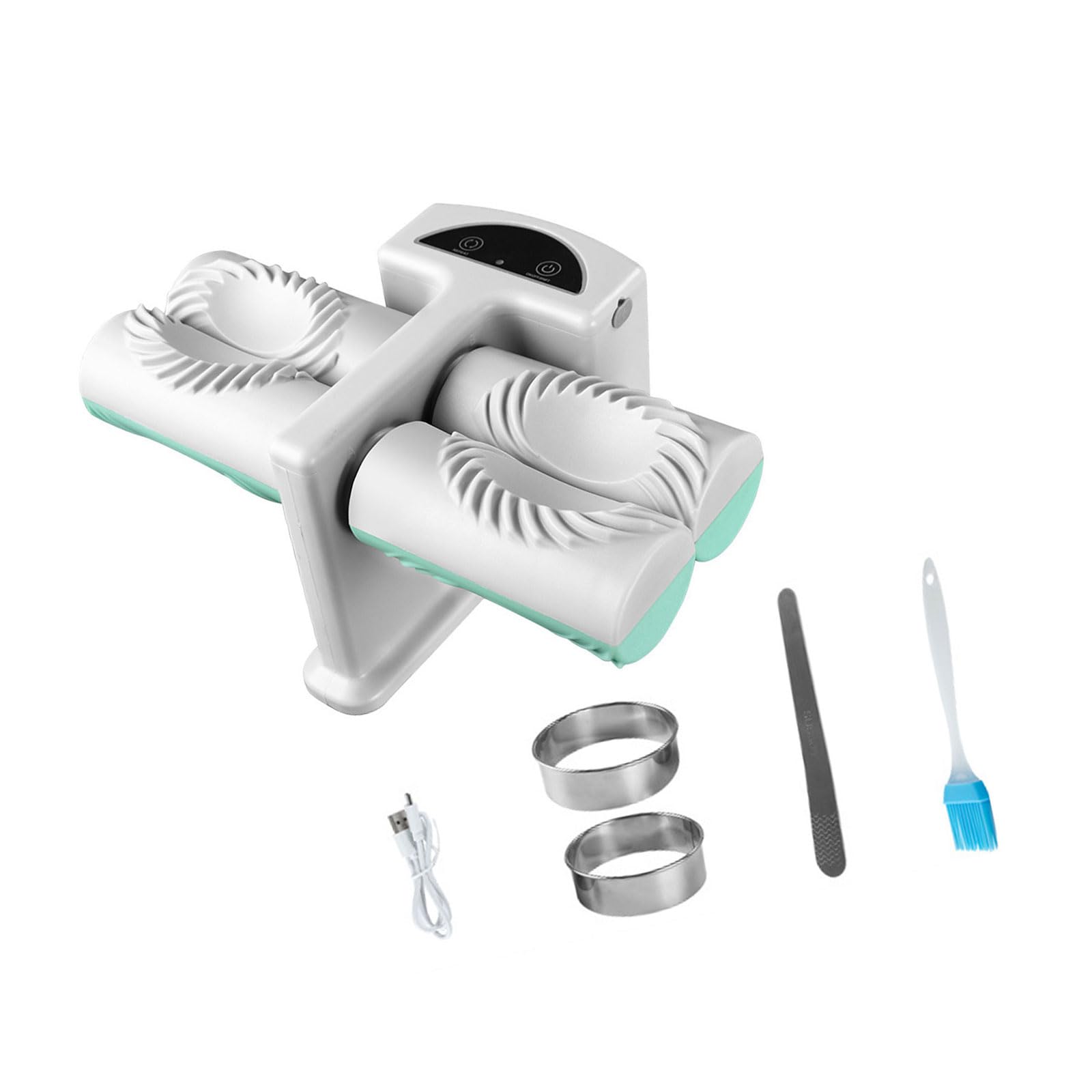 MALSSE Automatic Electric Dumpling Maker Machine Dumpling Maker Press Machine Electric Dumplings Machines Rechargeable Automatic