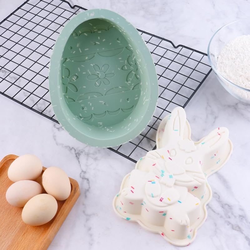 Moule en silicone pour œufs de Pâques multi-usage chocolat dessert - 6
