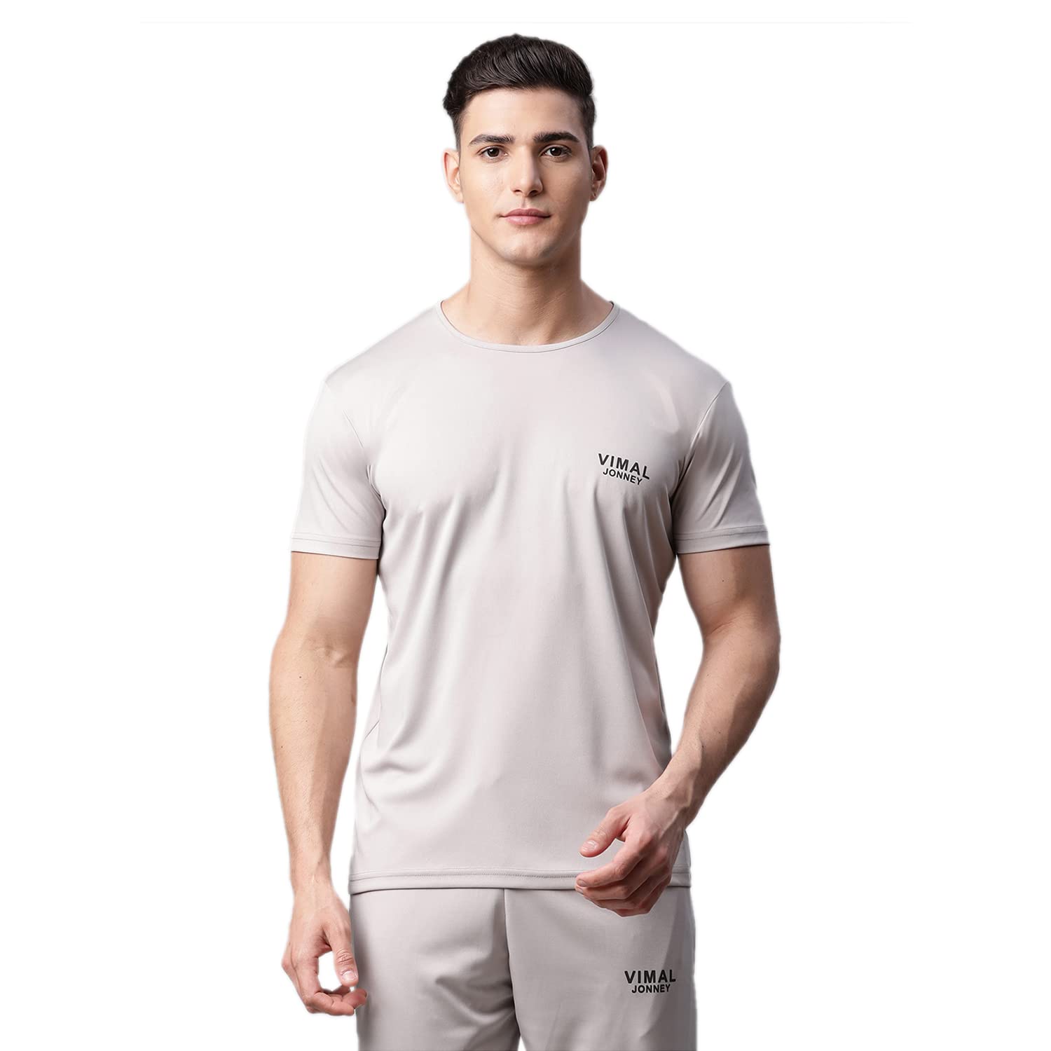 Mack JonneyMen Round Neck Polyster Regular Fit T-Shirt