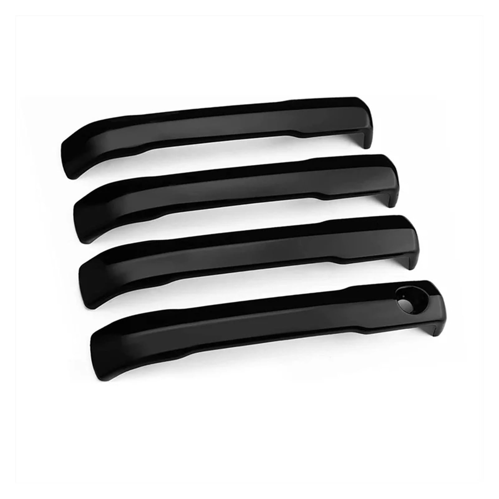 Sauanmnktp One Color Exterior Door Handle For Car For Toyota For Tundra 2022 2023 Accessories - Piano Black Car Exterior Door Handle Cover Trim Protector