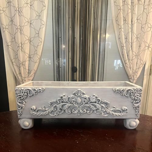 Apliques de madera tallada para muebles molduras de madera sin pintar adornos para puertas 7