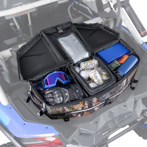 Image of KEMIMOTO Rear Cargo Bag Compatible with Can-Am Maverick X3 Models, Camo