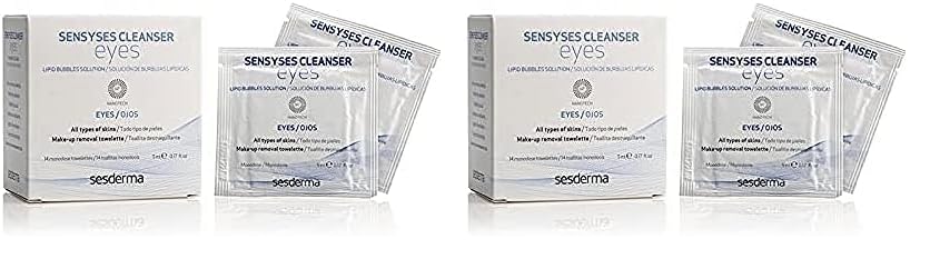Sesderma Sensyses Cleanser Toallitas Desmaquillantes - 14 Unidades, 70 mililitro, 1 (Paquete de 2)