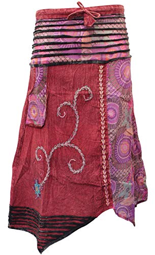 Shopoholic Fashion - Falda suelta, estilo hippie, bohemia