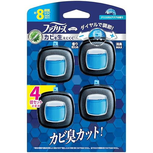 ファブリーズ クルマ エアコン送風口芳香剤 2.5mL×4