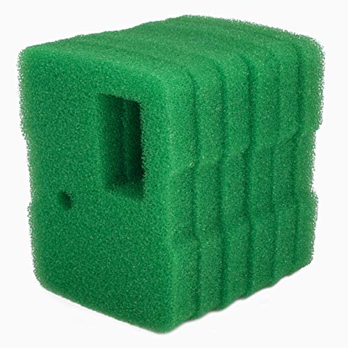 LTWHOME Compatible Mousse de Filtre Grossière Verte Remplacement Convient pour All Pond Solutions CUP-305 Filtre (Paquet de 6)