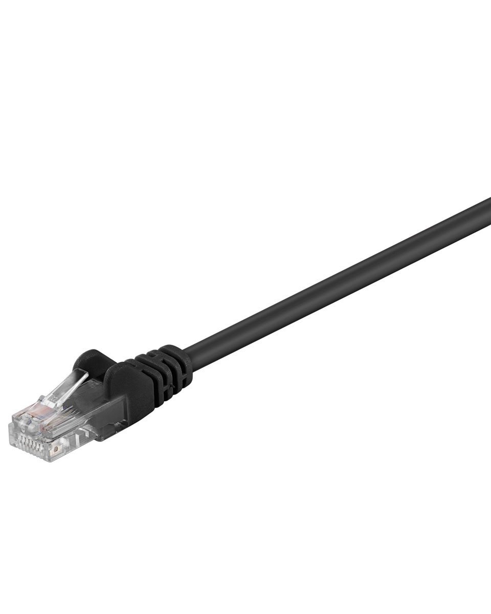 Patch Cable Patchcord U/UTP Cat.5e CCA Black 3m 68649