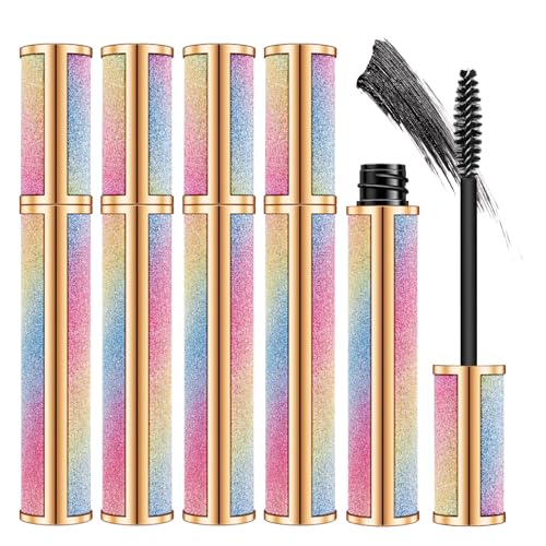 4 Piezas Mascara De Pestañas Waterproof Tubing Mascara Negro Secado Rápido Sin Grumos Prueba Manchas Textura Sedosa Para Una Aplicación Sin Esfuerzo Color Duradero Crea Pestañas Rizadas Voluminosas