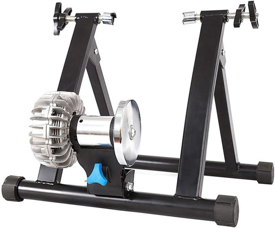 QiHaoHeji Bicycle Trainer Home Foldable Steel Bike Bicycle Indoor Exercise Trainer Stand Bike Trainer Stand Foldable 26-29" (Color : Black, Size : 26-29inch)