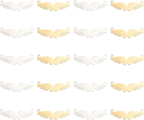 DICOSMETIC Enlace Charm Corazón Doble Bucles Amor Colgante Hueco Acero Inoxidable Charm para DIY Joyería, Acero inoxidable, Acero inoxidable