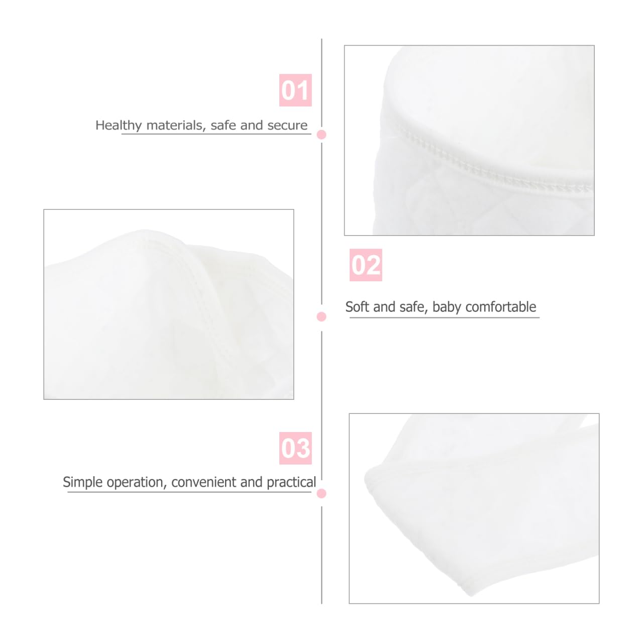 Healifty 10Pcs Infant Belly Bands Baby Belly Button Band Cotton Infant Abdomen Umbilical Cord Newborn Waist Support Band Navel Warm Cover