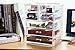 Choice Fun Acrylic Large Coutertop Jewelry Organizer Box with 7 Drawers Size 9.45