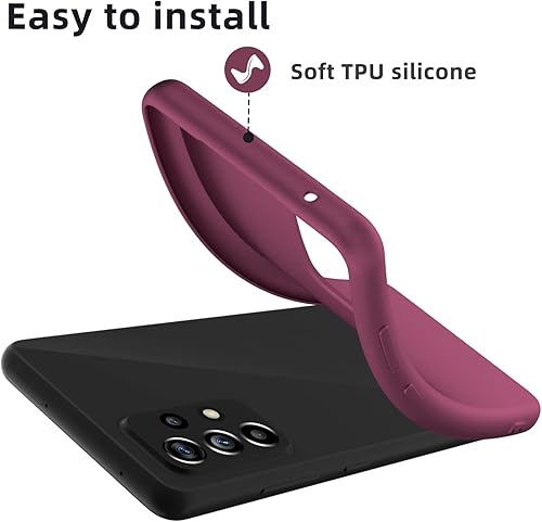 Miniatura 3 de X-level Funda para Samsung Galaxy A52 4G y 5G Slim Fit Soft TPU Super Ultra Thin Serie Guardian A52 Carcasa trasera protectora ligera con acabado