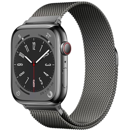 Image of Original Stainless Steel Milanese Loop Compatible with Apple Watch Band 38mm 40mm 41mm 42mm 44mm 45mm 46mm 49mm, Magnetic Clasp Band for iWatch Series 11 10 9 8 7 6 5 4, SE 3 2 1 Ultra3 2, Women & Men
