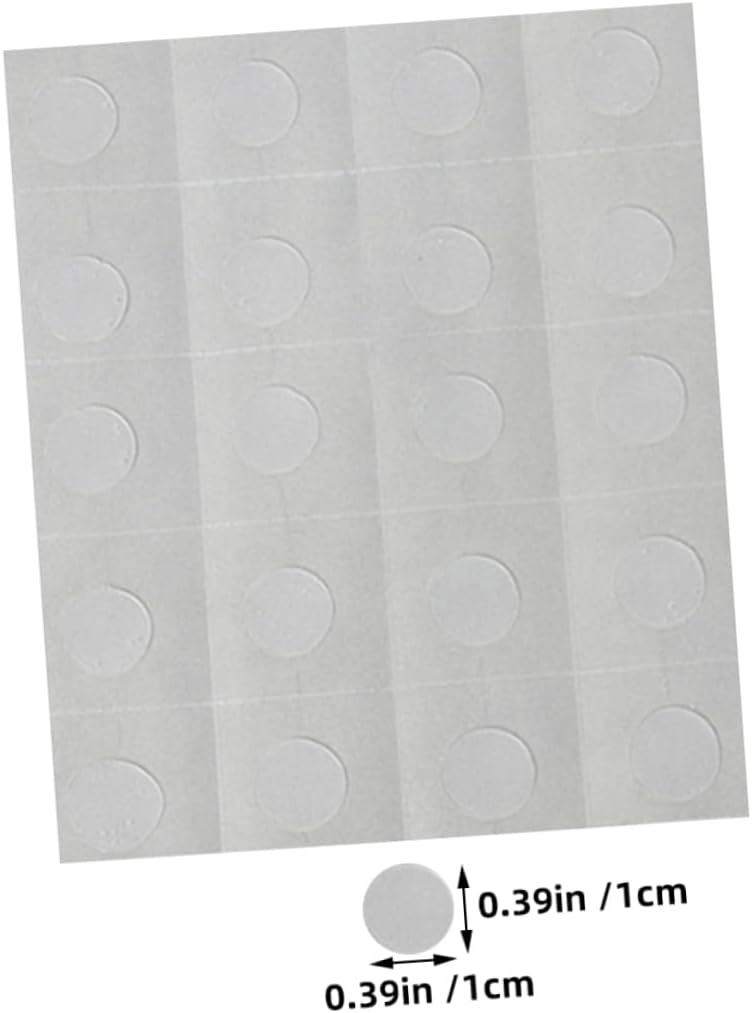 jojofuny 5sets Crafts Adhesive Dots Double Sided Tape Removable No Trace Stickers Double Sided Adhesive Dots for Balloons 25sheets*5