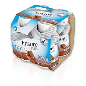 Ensure Plus Alimento a Fini Medici Speciali Ipercalorico Formato Bevanda – Confezione 4×200 ml – Gusto Cioccolato