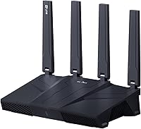 GL.iNet Flint 3 (GL-BE9300) WiFi 7 Tri-Band Router: 9Gbps 6GHz Gaming, Long Range 2000sqft, 5x2.5G Ports, VPN Support