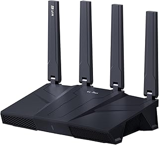 GL.iNet GL-BE9300(Flint 3) Tri-Band WiFi 7 Router, High-Speed Gaming Router, Extensive Coverage, 5 x 2.5G Multi-Gig Ports,...