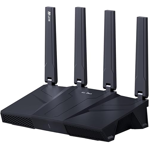 GL.iNet GL-BE9300 (Flint 3) Tri-Band WiFi 7 Router, High-Speed 6GHz Gaming WiFi Router for Wireless Internet, Long Range, 5 x 2.5G VPN Routers for Fiber Optic Modem, Computer Routers, Home & Business