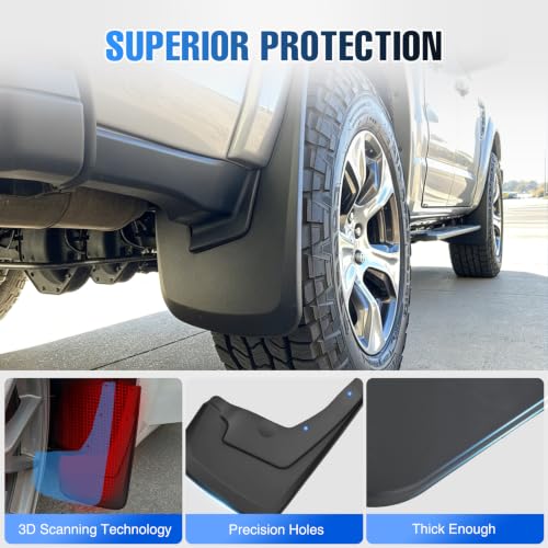 Image of Nilight Mud Flaps Splash Guards for Ram 2500 & Ram 3500 SRW 2019-2026
